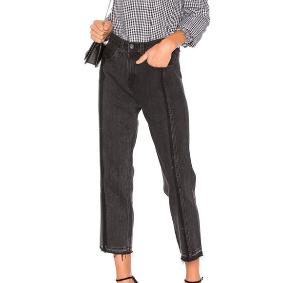 NEW Rag & Bone Two Tone Distressed Straight Leg Jean Limited Collection $495 - Picture 2 of 12